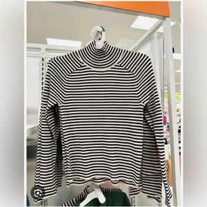 Target Universal Thread Ribbed Striped Turtleneck